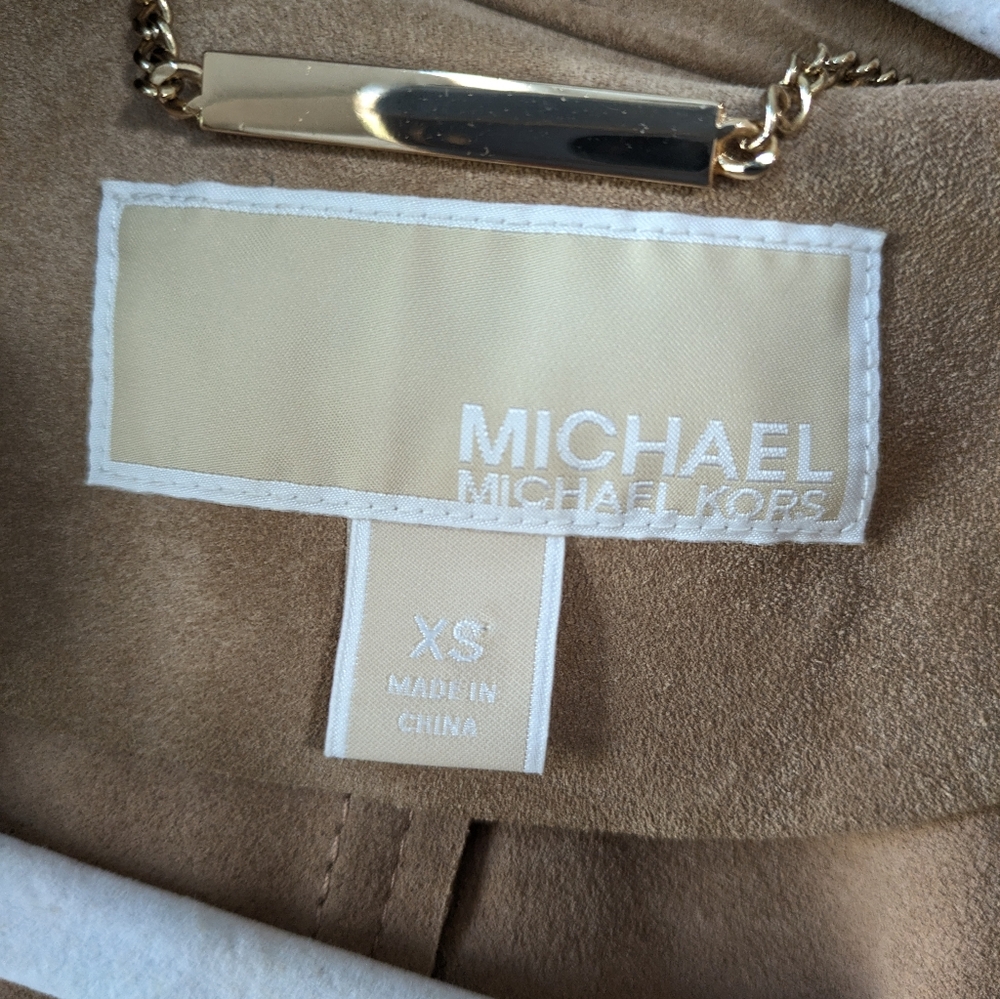 Michael Kors Suede Safari Jacket - Picture 4 of 15